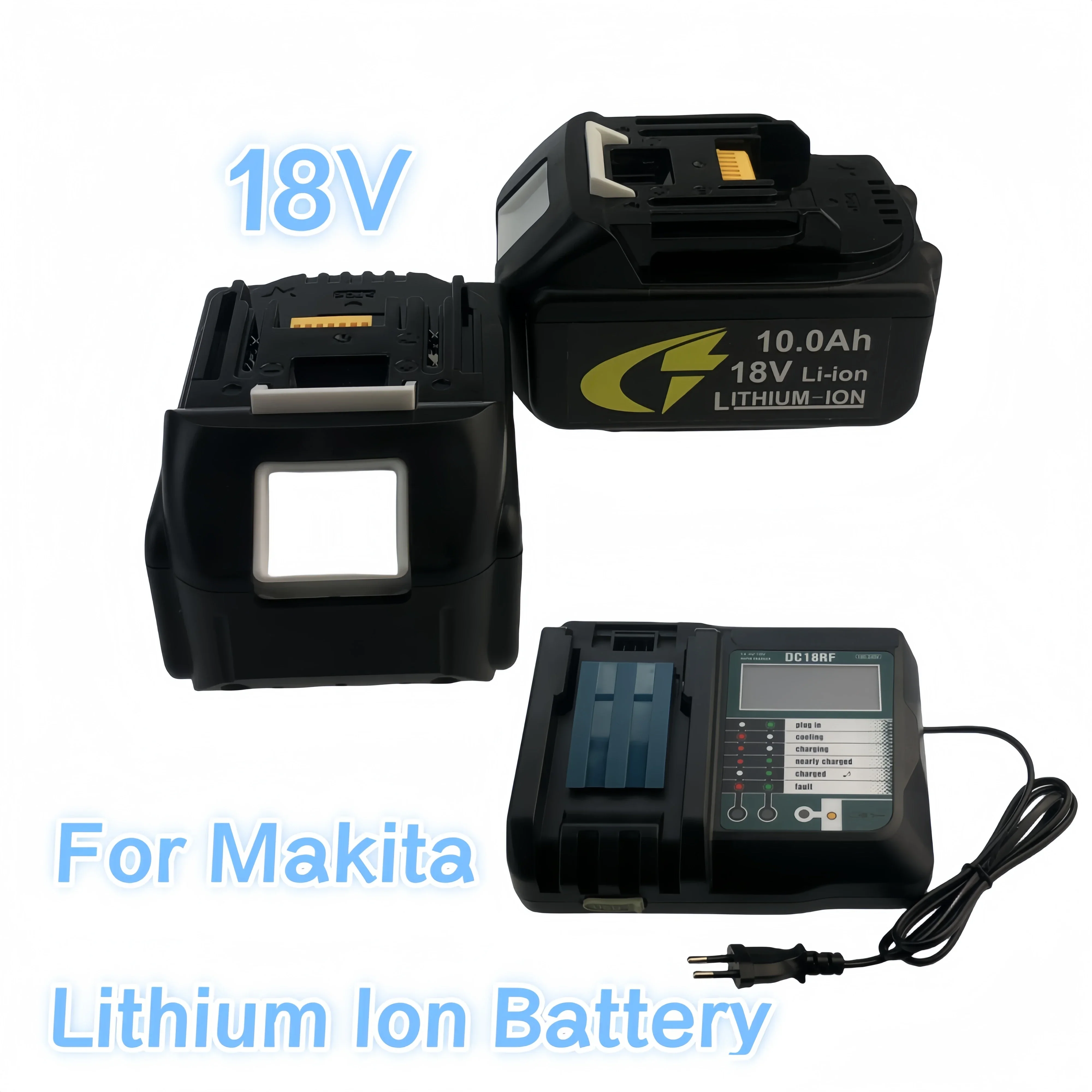 For Makita Battery 18 V BL1860 18V 9000mAh Li-ion Rechargeable BatteryBL1830 BL1840 BL1850 BL1860B BL1860