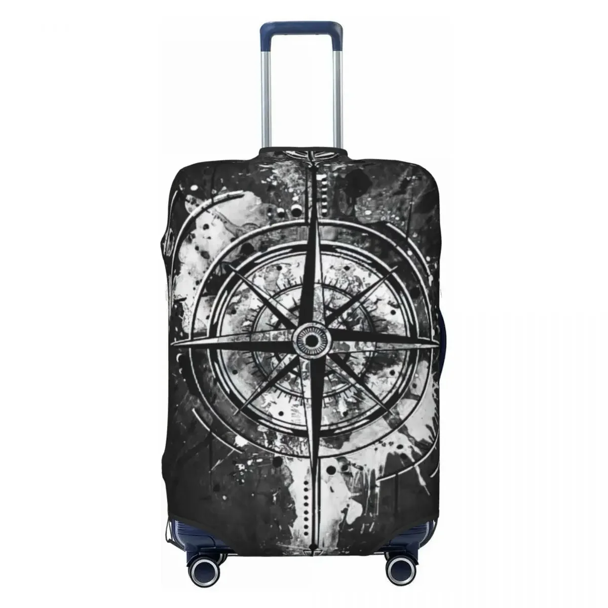 Compass Print Luggage Protective Dust Covers Elastic Waterproof 18-32inch Suitcase Cover Travel Accessories