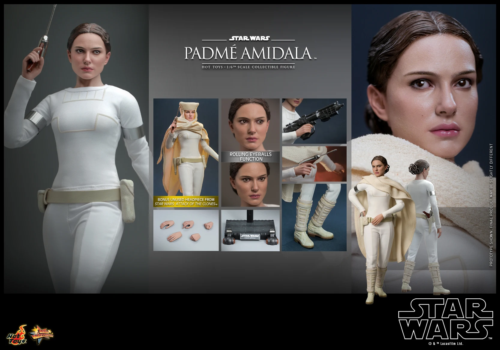 

В наличии HOT TOYS MMS678 Падме Амидала, подвижная фигурка 1/6, Star Wars: Эпизод II - Атака клонов, HT Падме Амидала