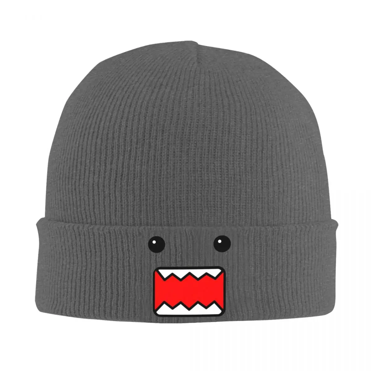 Domo Kun Face Anime Hat Autumn Winter Beanie Warm Cap Female Male Knitted Caps