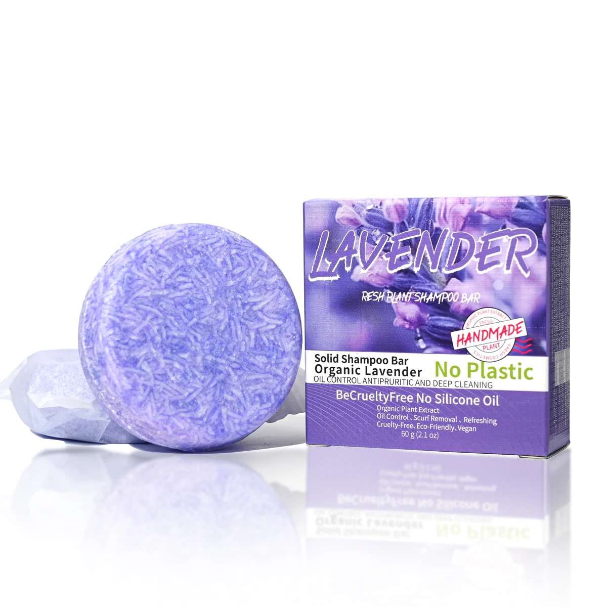J+60g Hot Selling Lavender Sha - Hair Care Organic recension och pris