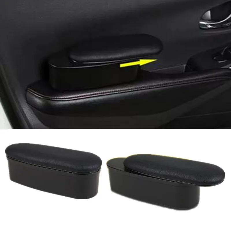 Car Left and Right Armrest Door Storage Box Car Interior Lift universal Armrest Armrest Pad Extend Seat Elbow Support Arm Pad