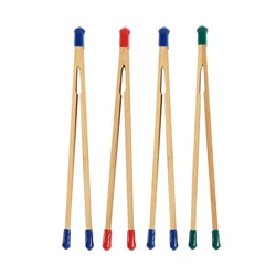 4Pcs Darkroom Developing Bamboo Print Tongs 4x5 5x7 8x10 Negatives Film Processing Development Accessories Darkroom Equipment