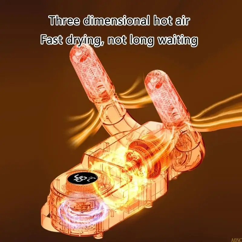 A0NC ذكي مؤقت مجفف الأحذية مجفف الحذاء دافئ قابلة للطي قابلة للتعديل تجفيف سريع