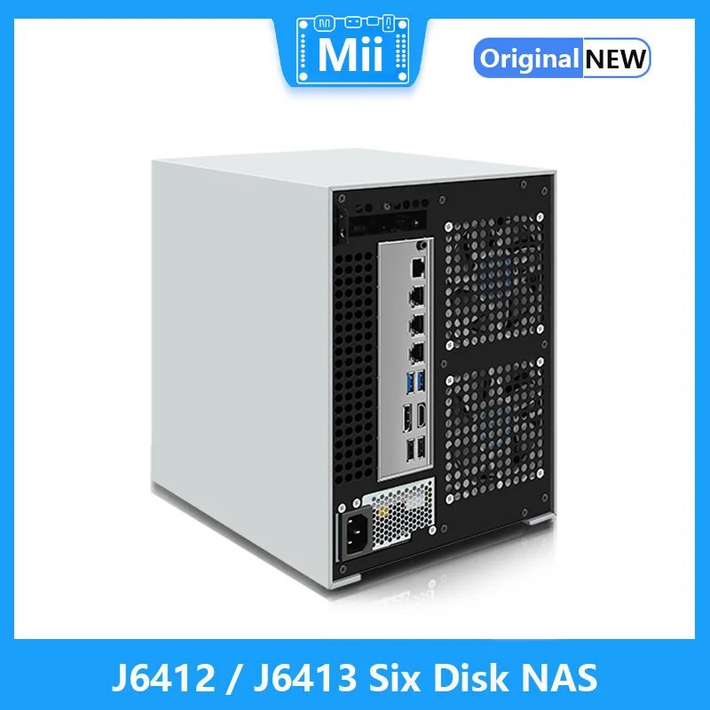 J6412/J6413 NAS/6 SATA/Dual M.2/ITX/i226-V Network Card