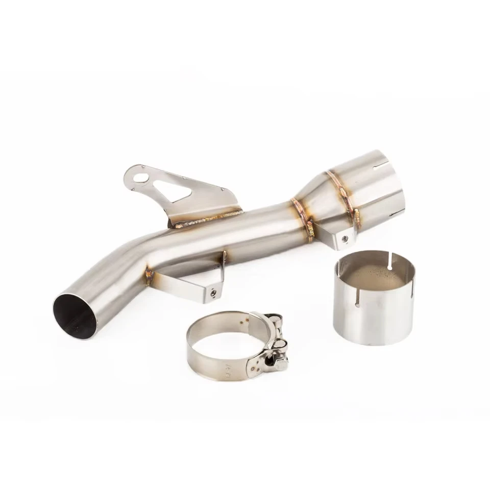 

REALZION Z900 Exhaust Pipe Middle Pipe Tube Exhaust Connector For Kawasaki Z900 2020 Motorcycle Exhaust Muffler Escape Link Pipe