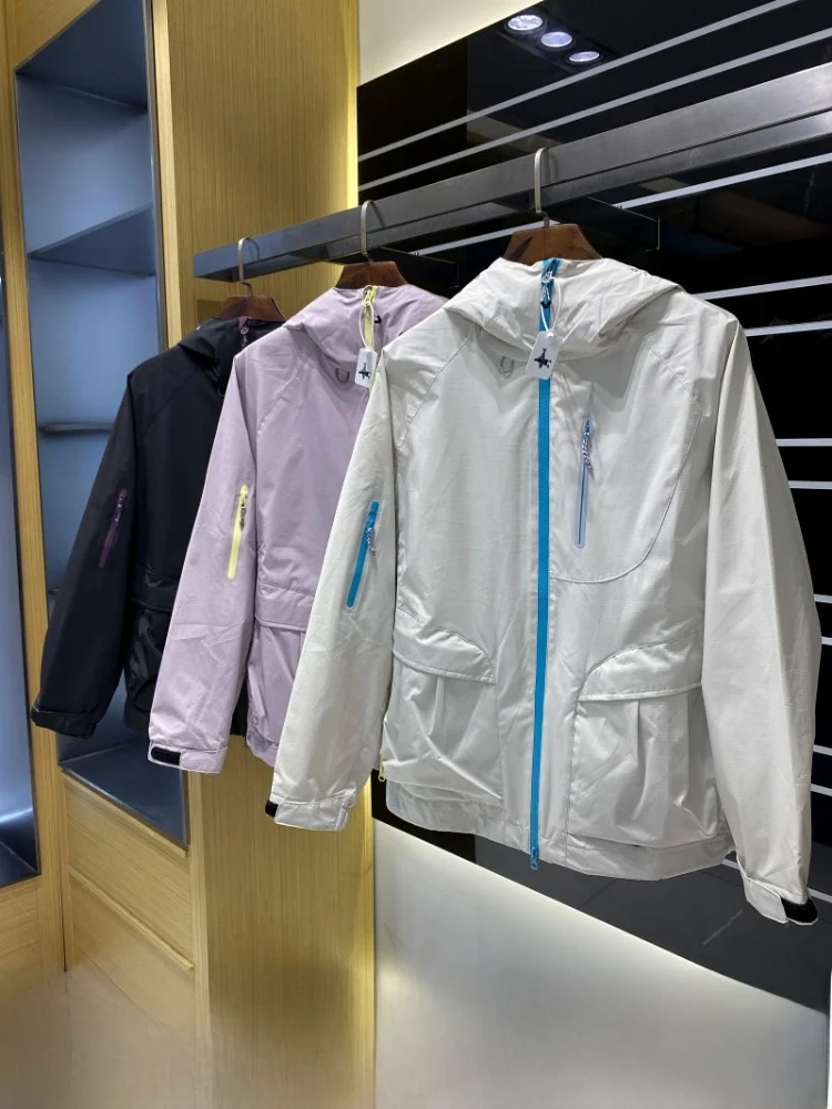 

Outdoor Men's Fleece Lined Windproof Jacket Loose Fit Hooded Tactical Coat Breathable Quick Dry Spring Autumn Jacket