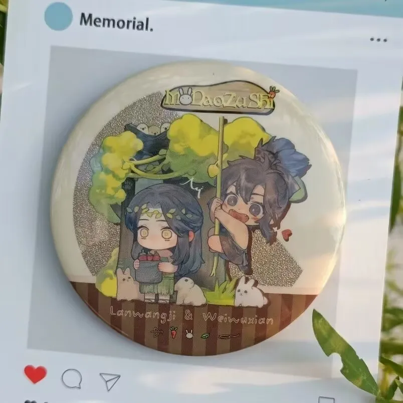 "악마의 길의 주인", Meng Tu Ji 시리즈 LAN Wang Ji Wei Wu Xian 'Q 버전 Baji 자체 제작 Wang Xian 배지