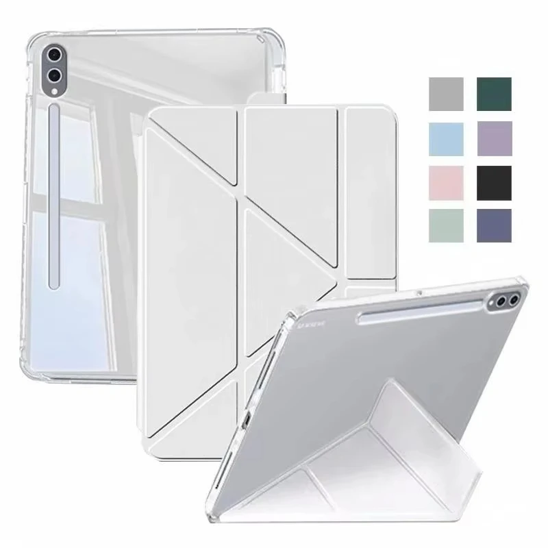 

For Samsung Galaxy Tab S10 FE S9 S7 S8 Plus S9 FE S7 FE S9+ S8+ A9 Plus Lite 8.7 S6 Lite S10 FE Plus 13.1 Stand Smart Cover Case