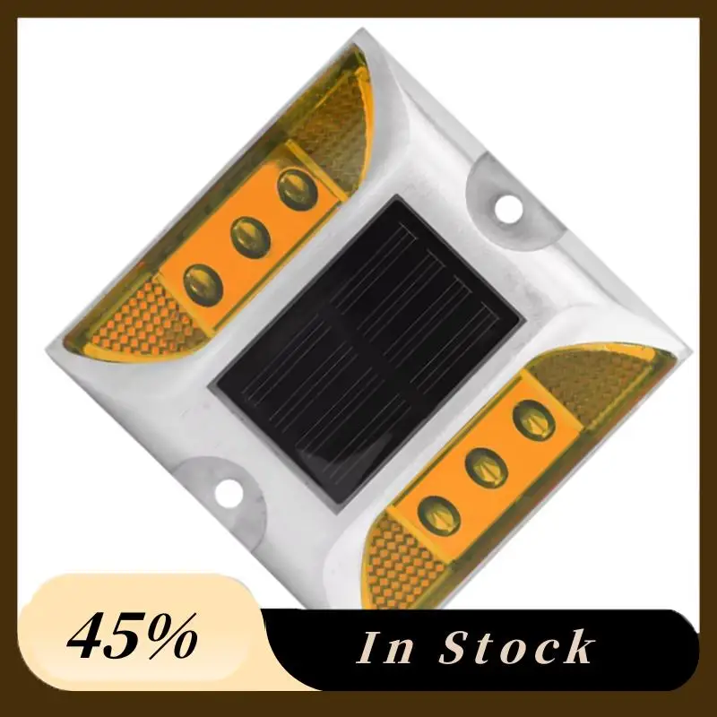 A60zground Marker Lights Double-Sided Warning Light Cast Aluminum Road Stud Lights At Nightmay