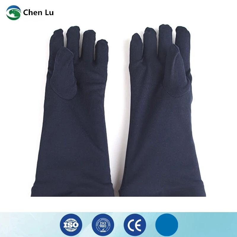 Industrial Nuclear Radiation Shield Lead Gloves Split Finger Design 0.5mmpb Anti Gamma Ray Ionizing Radiation Protective Gloves