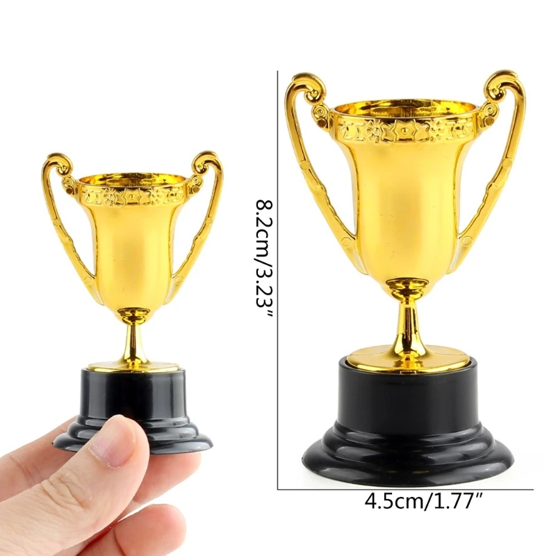 Plastic Trophies 10PCS School Sport Competition Award Trophies Kids Party Props