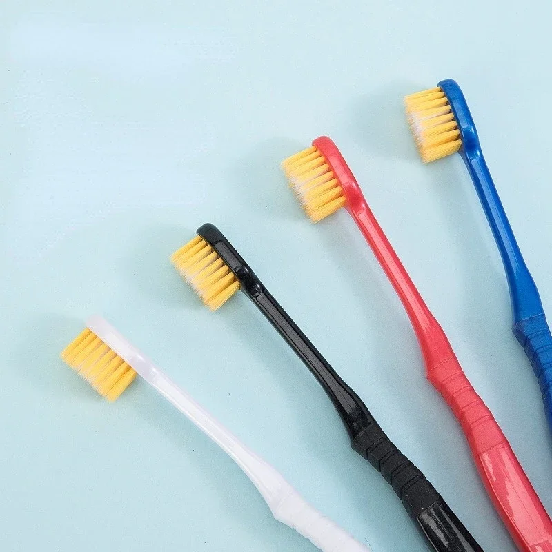 8 Pce Japanese Soft Bristle Adult Toothbrush Fine Bristle Household Household Super Fine Super Soft Men's and Women's Wide Head