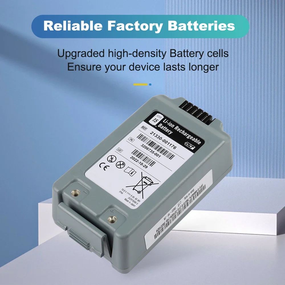 21330-001176 Replacement Battery For Physio-Control Lifepak 15 Monitor Defibrillator  21330-001176  3206735-001  3206735