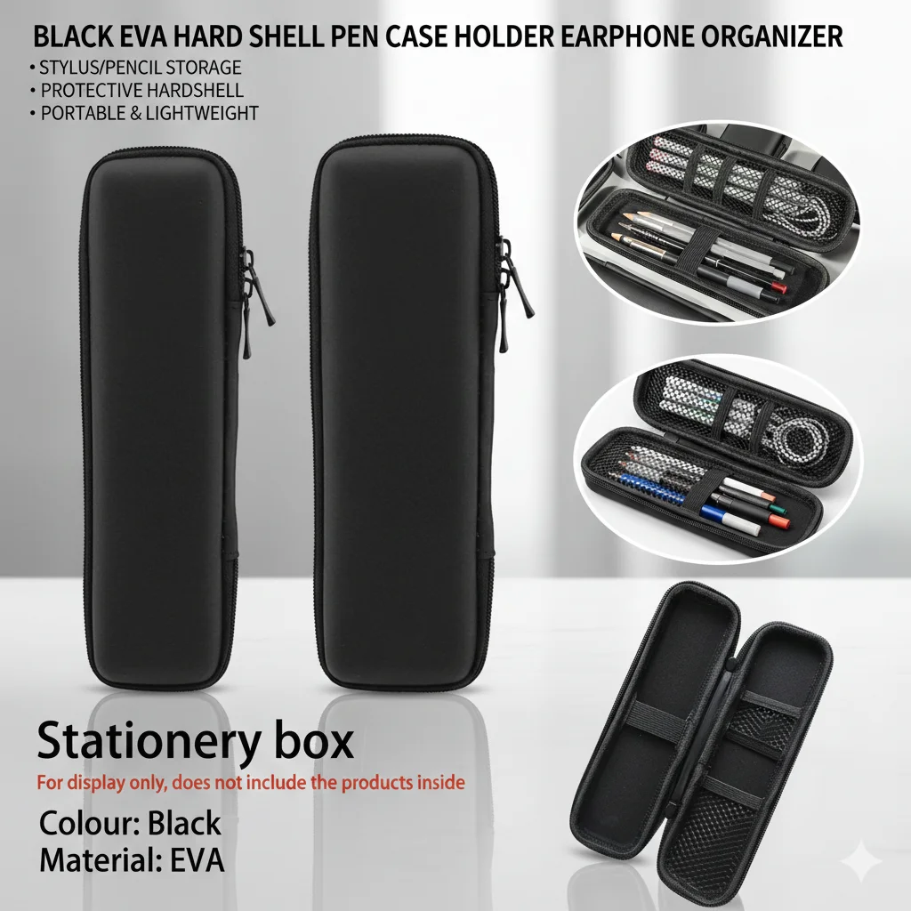 Universal Hard EVA Stylus Pen Case Waterproof Electronic Organizer Pouch for Apple Pencil 1 2 Samsung S Pen Earphone Cable Bag