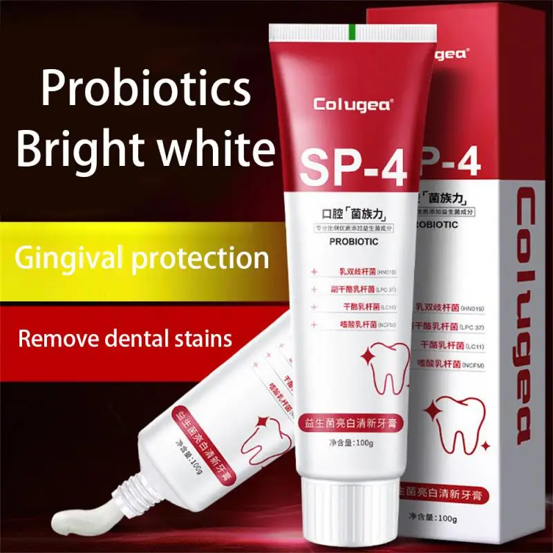 1/10pc Toothpaste Sp-4 Probiotics Brightening White Toothpaste Tooth Stains Smoke Stains Amino Acid Breath Fresh Oral Toothpaste