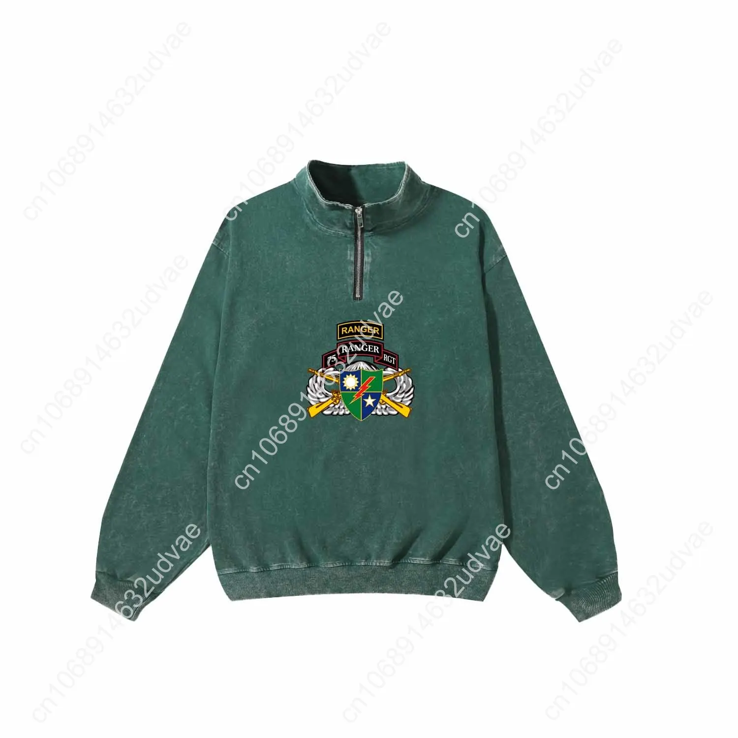 US Army Ranger 75th Scroll Tab Airborne Wings Rifles Retro Sweatshirt Man Woman Teenager Half Custom Made Tops Sleeved Tshirt