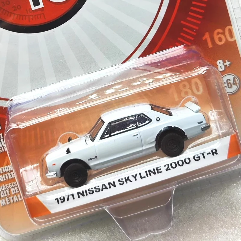 

Green Light 1:64 1971 Skyline 2000 GT-R Alloy Limited Edition Model, in stock Original packaging Wall pendant Gift for friends