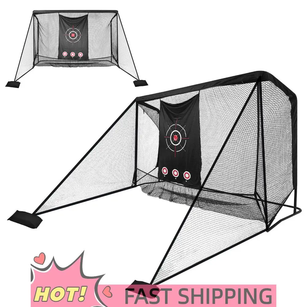 

10x7FT Golf Practice Hitting Net Heavy-Duty Golf Cage Net for Indoor Outdoor Backyard
