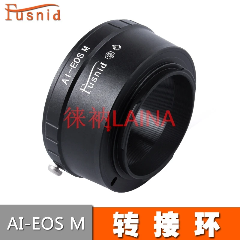 Anillo Adaptador de Lente FUSNID AI-EOS M para Lentes Nikon AI AIS a Cámaras Canon EOS M Mount M50 M50II M6II M200 M100 M10 M5 M3 M2