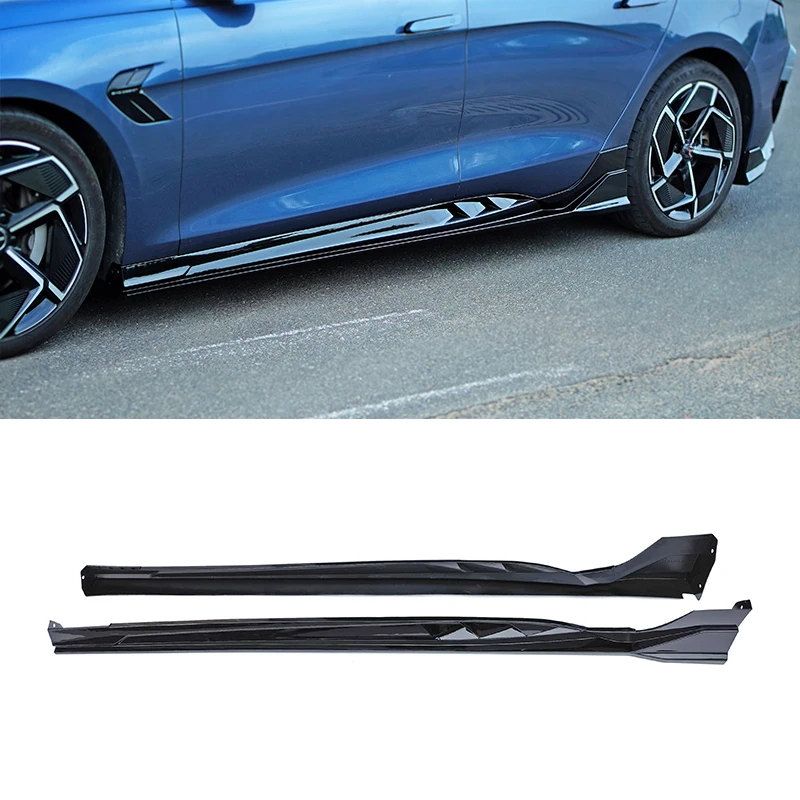 High Quality Side Skirt Extension Apron Rocker Panel Trim EV Car Modification Accessories