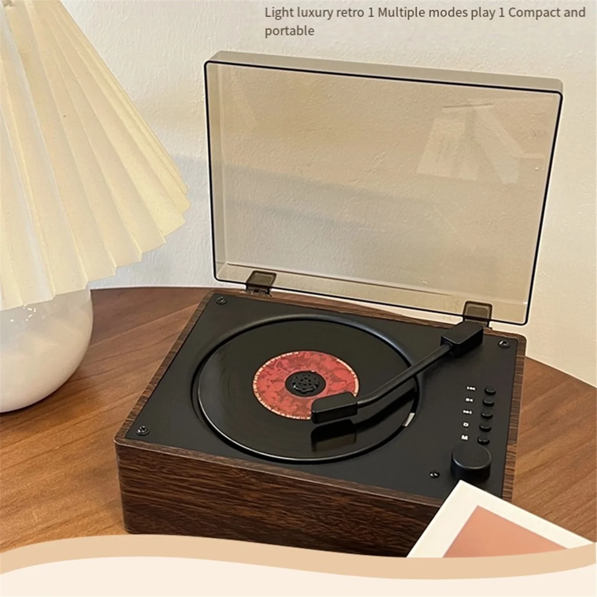 

A14M Ретро CD-плеер Перезаряжаемый Поддержка CD BT USB 3,5 мм AUX Портативный CD-плеер Bluetooth-совместимый 5,0 Домашний музыкальный плеер B