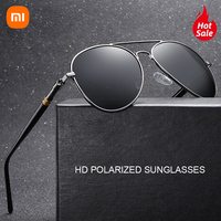 Xiaomi Luxury Men's Polarized Sunglasses Driving Sun Glasses for Men Women Brand Designer Male Vintage Black Pilot Sunglasses