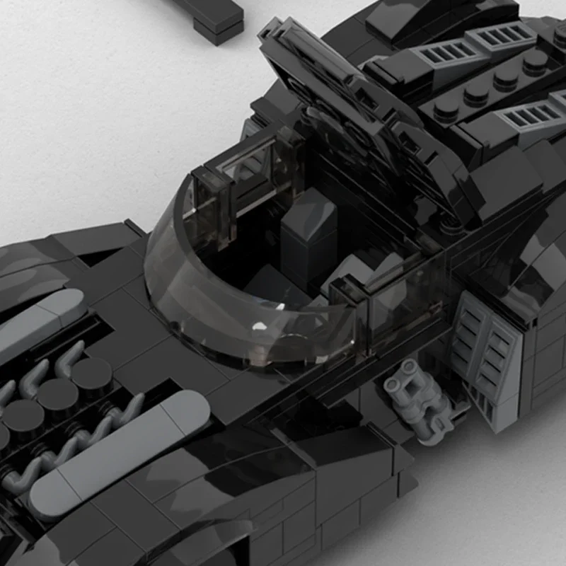 Moc Building Bricks Famous Movie Car Model Bat Supercar V2 Technology Modular Blocks Gifts Toys For Children DIY Sets Assembly