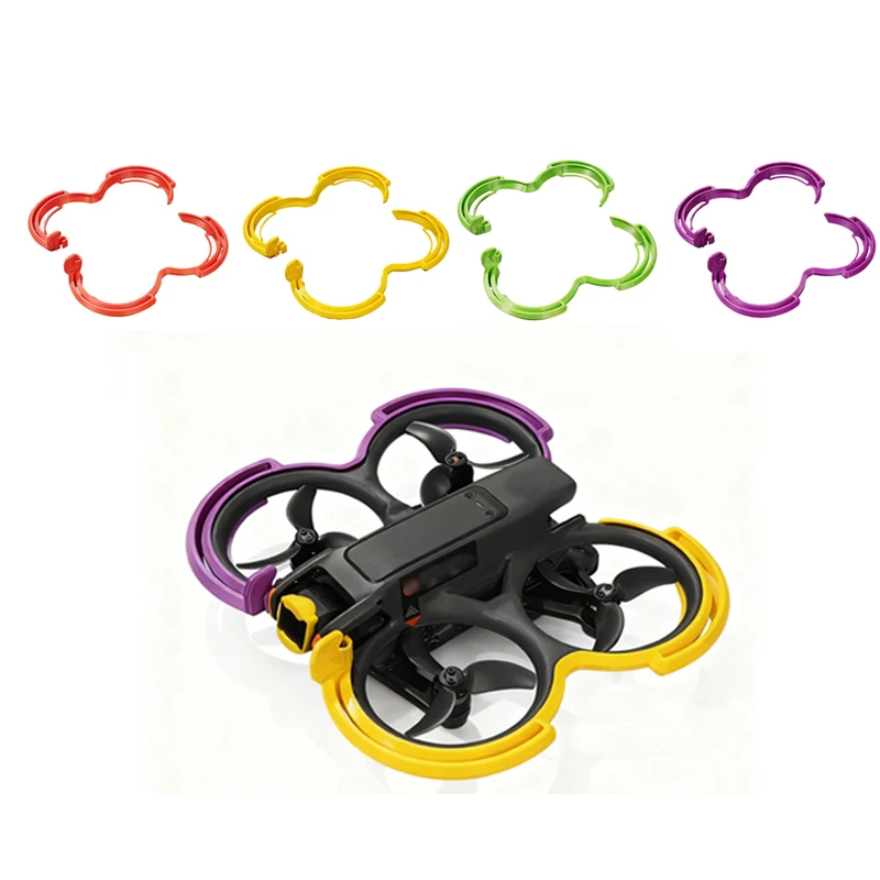 1Set TPU Protective Ring Round Protector FPV Freestyle Racing Flight Training Replacement Accessories for DJI Avata2 RC Drone