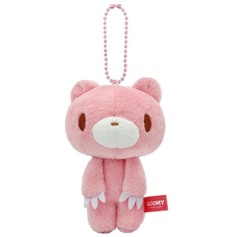 Gloomy Bear Plüsch-Schlüsselanhänger, hochwertig aussehende Anime-Cartoon-Puppe, kreatives, niedliches Design, perfekt für Mädchen, Taschenanhänger, Geburtstagsgeschenk. – Detail 2