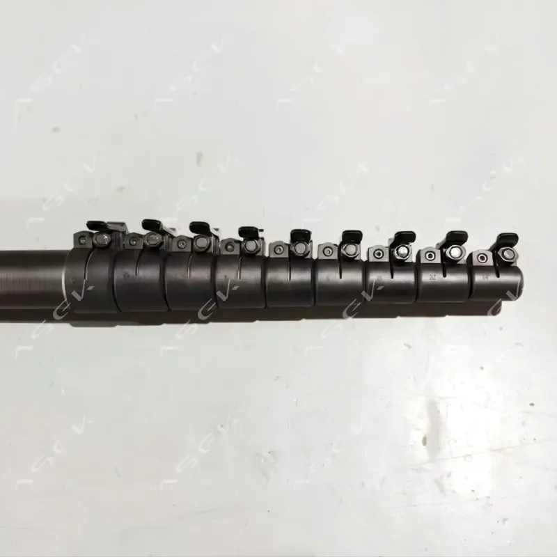 ASEK Telescopic Carbon Fiber Pole Extension Tube with Brush Adapter for Daily Cleaning Use with KEVLAR Fabric