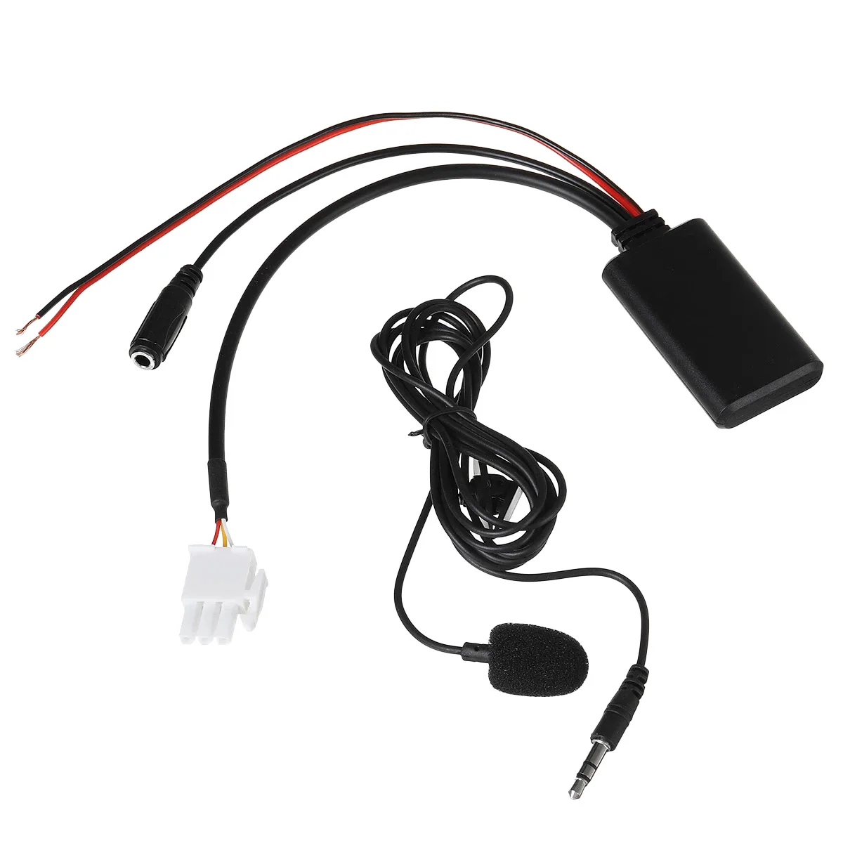 

3Pin AUX Audio Cable Adapter Aux Cable Bluetooth Master Chip for Honda Goldwing GL1800 5-12V