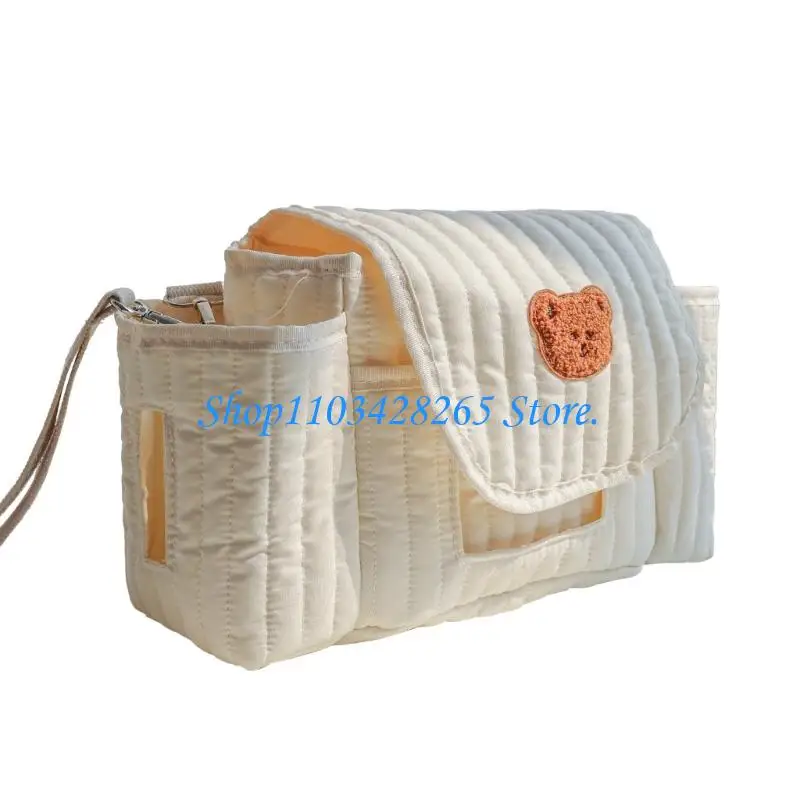 

Portable Travel Carry Case Organiser Bottle Wet Wipes Diaper Storage Solution G2TE