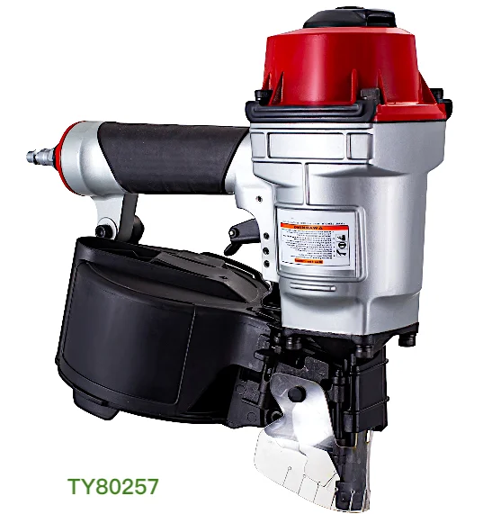 TY80257 heavy duty 15 degree Coil Siding Nailer built for professional application of siding, sheathing, decking, and fencing