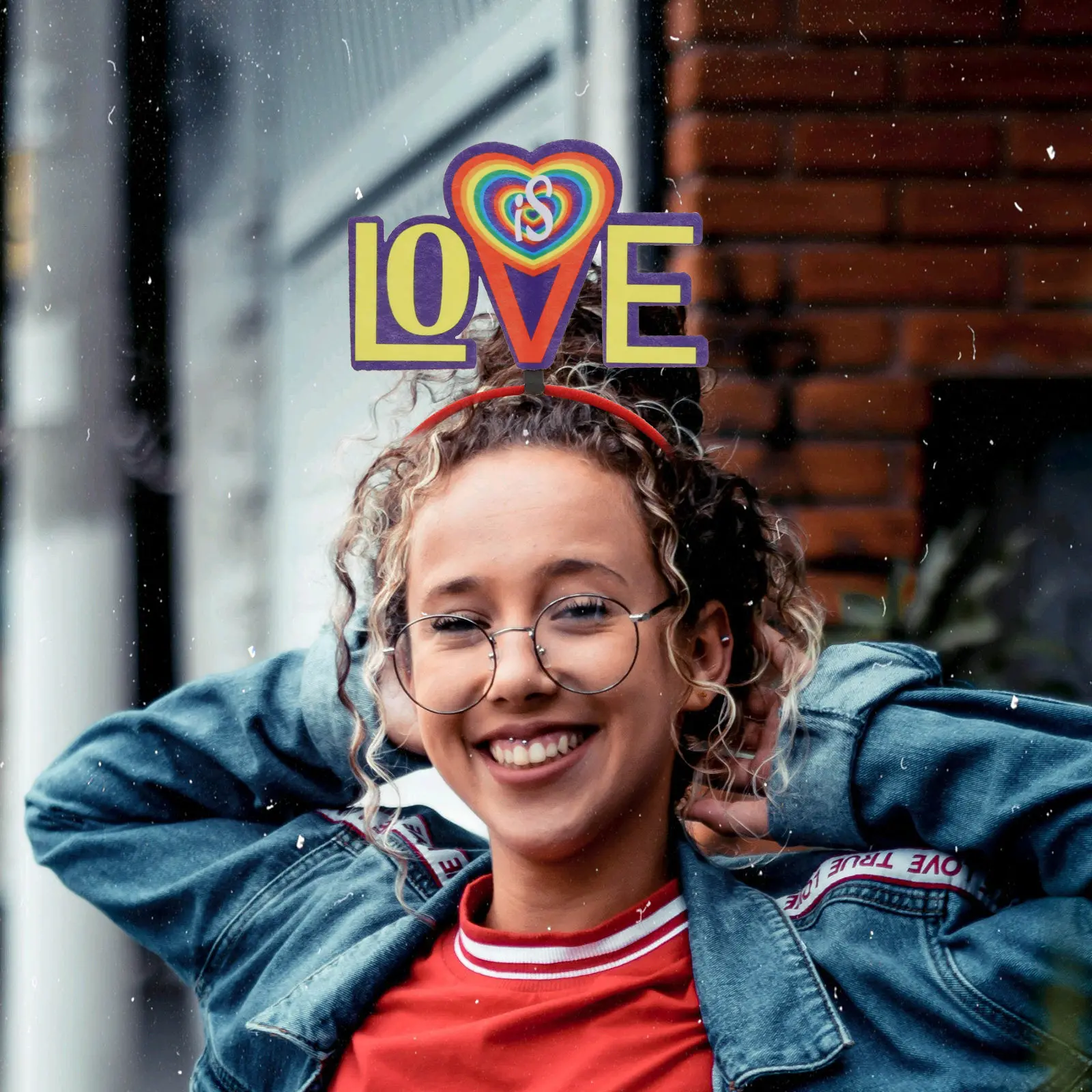 

6Pcs Rainbow Pride Headband for Girls Festival Hair Hoop Bright Decorative Headdress Ideal Party Cosplay Performance Accessory