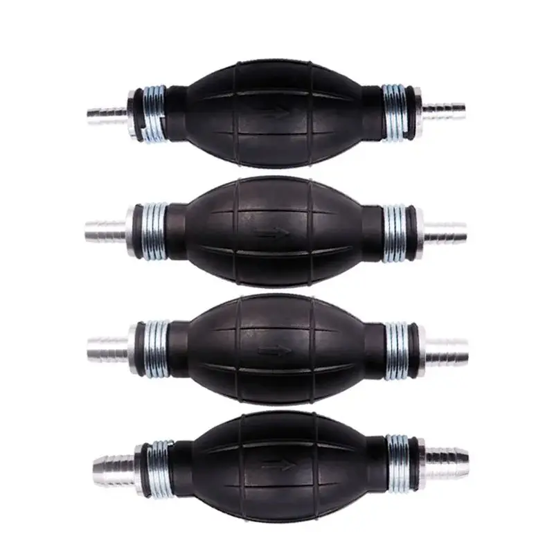 One Way Valve Universal High-Output Primer Bulb Assembly 6mm/8mm/10mm/12mm Aluminum Fuel Line Primer Bulb for Car Boat