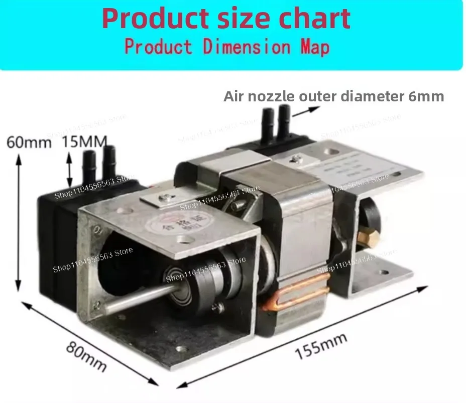 

Dual Pressure Beauty Machine Vacuum Pump, for Facial Slimming and Body Care Treatments