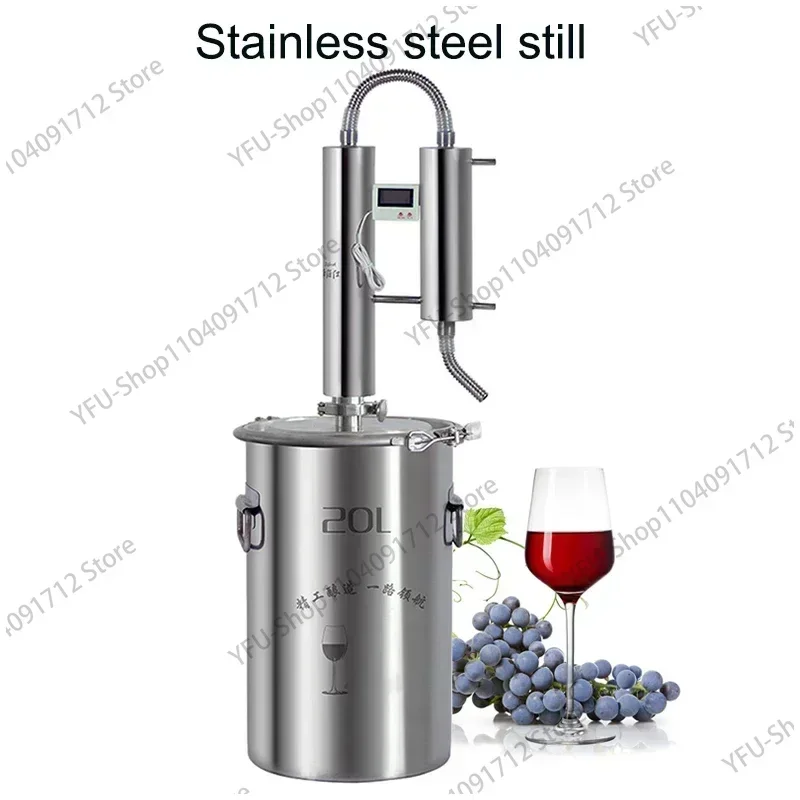 Alcohol Distillation Boiler Essential Oil Extractor Distilling Equ Stainless Steel Alcohol Distiller Wine Brewing Device Spirits