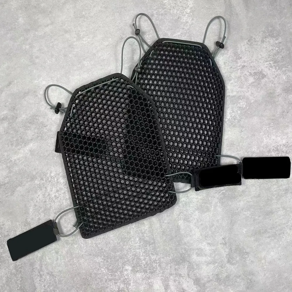 1 pair Non-Inflatable Cushion Liner breathable Cooling Pads Heat Dissipation Pad for Tactical Vests Backpacks