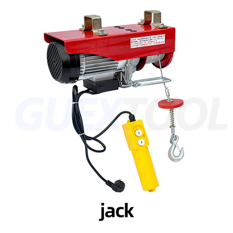 Electric Hoist Crane With Limit Switch Portable Elevator Elevated Garage Winch Crane Lifting Machine Grúas Calabaza eléctrica