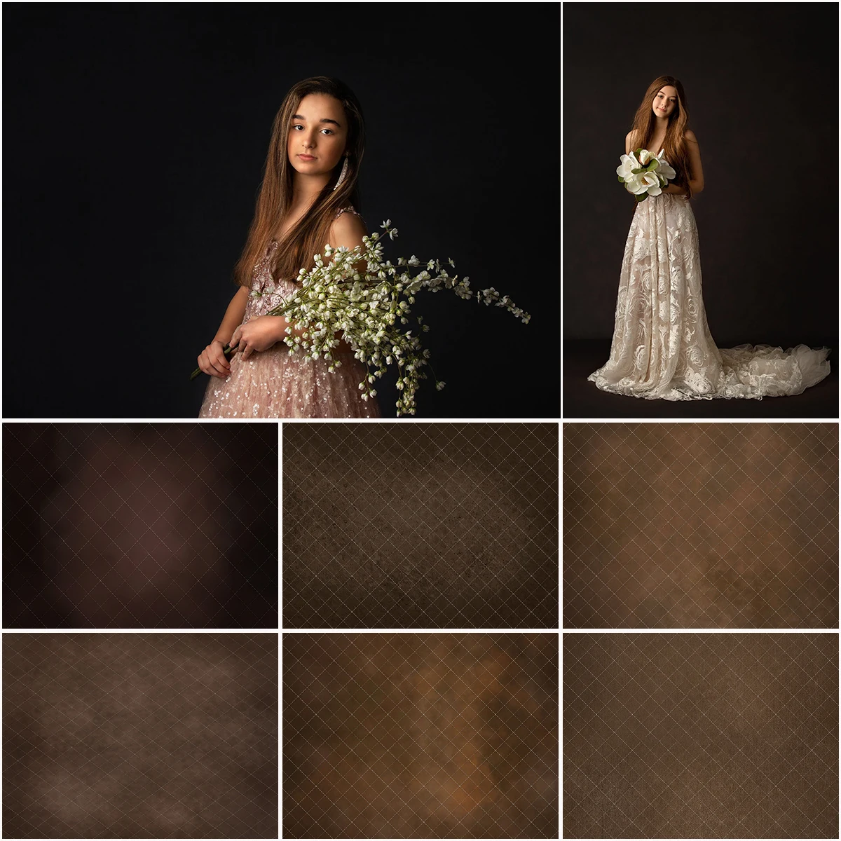 Brown Abstract Texture Photography Backdrops Old Master Photo Background Bride Pregnant Woman Kids Portrait Photo Studio Props