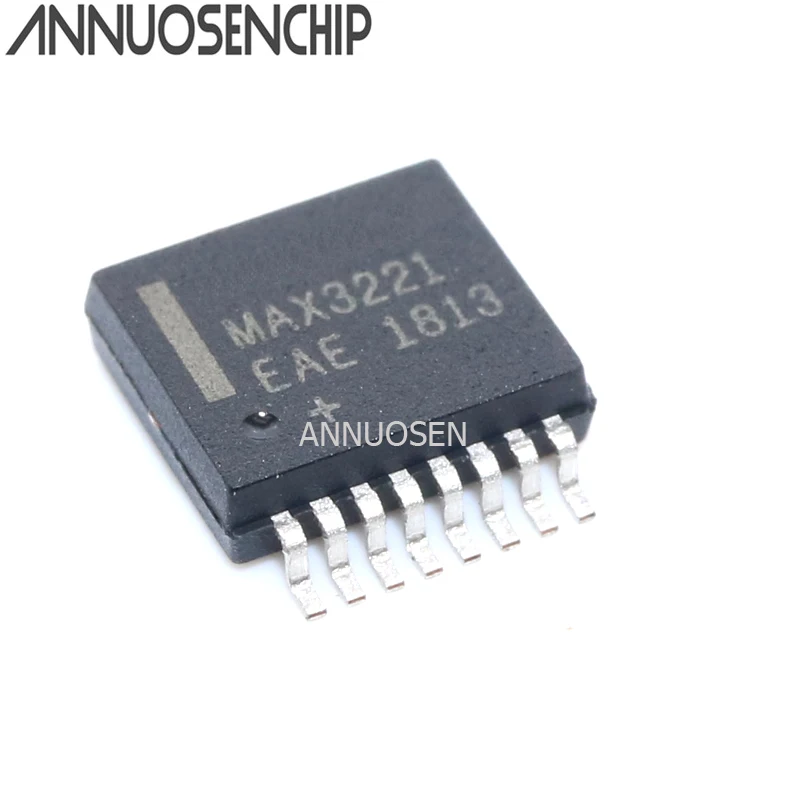 10PCS New and Original MAX3221 Series 235kbps 5.5V RS-232 SSOP-16 MAX3221EAE+T MAX3221EAE