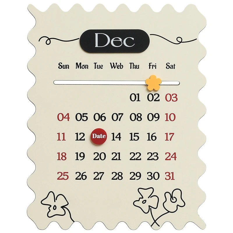 Creative Internet celebrity antique calendar wall decoration retro calendar perpetual calendar ornament wall hanging