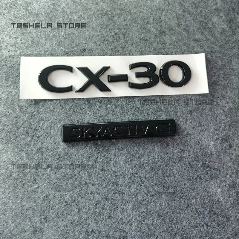Auto Front Grille Trunk Emblem Logo For MAZDA CX-30  Badge Car Hood Grill Rear Trunk Steering Wheel Logo Accessories