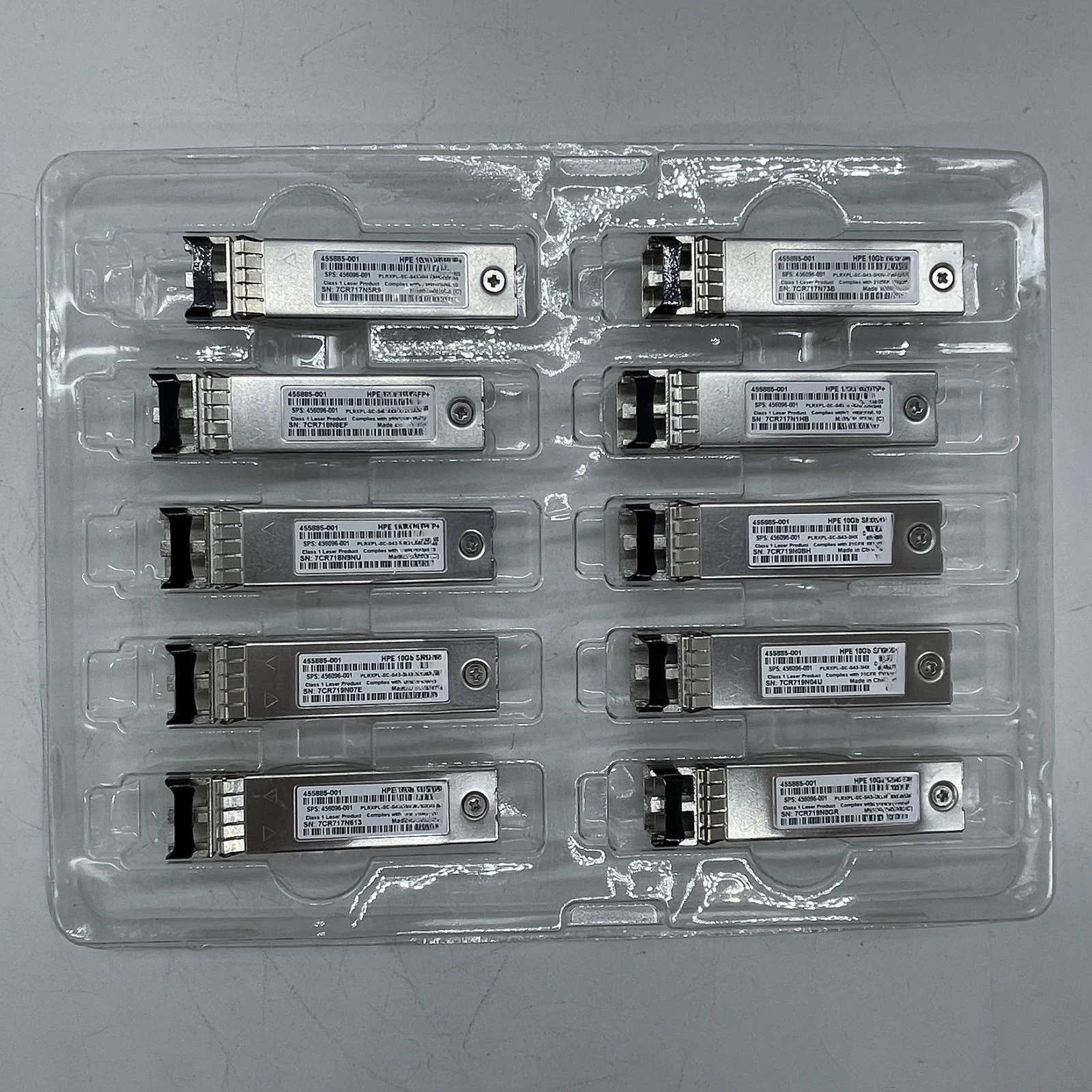 For  10 - HP 10Gb SR SFP+ Transceiver 455883-B21 455885-001 456096-001 850nm