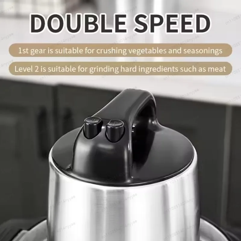 2025 Hot Sell Yam Pounder Pounded Machine 6L Fufu Pounding Blender Meat Chopper Electric Meat Grinder