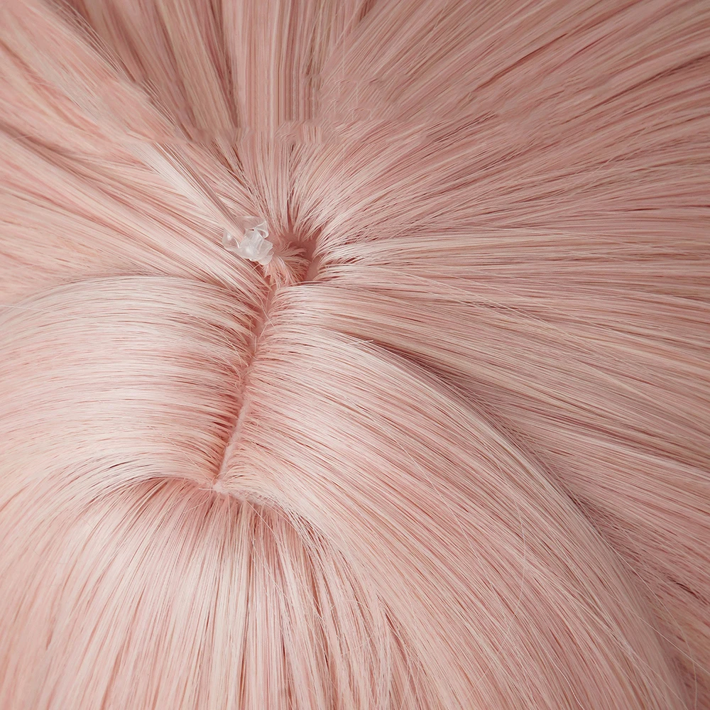 Game Zenless Zone Zero Zhao Cosplay Wig Women Lolita Pink Long Braided Hair Heat Resistant Synthetic Wigs Carnival Party Costume