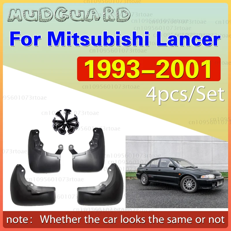 

For Mitsubishi Lancer 1993-2001 1994 1995 1996 1997 1998 1999 2000 Fender Mudflaps Splash Guards Mudguards Mud Flaps Car