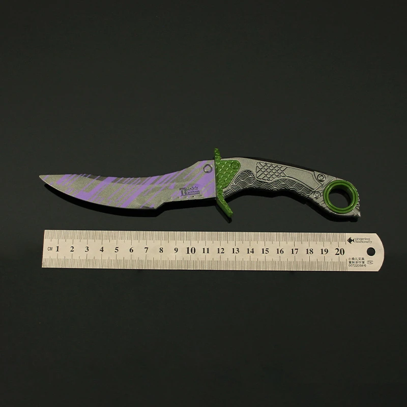 22 cm Arena Breakout Game Randapparatuur Rapid Attack Kromzwaard Weapo Model Legering Mes Ornamenten Collectie Ambachten Geschenken Speelgoed Kinderen