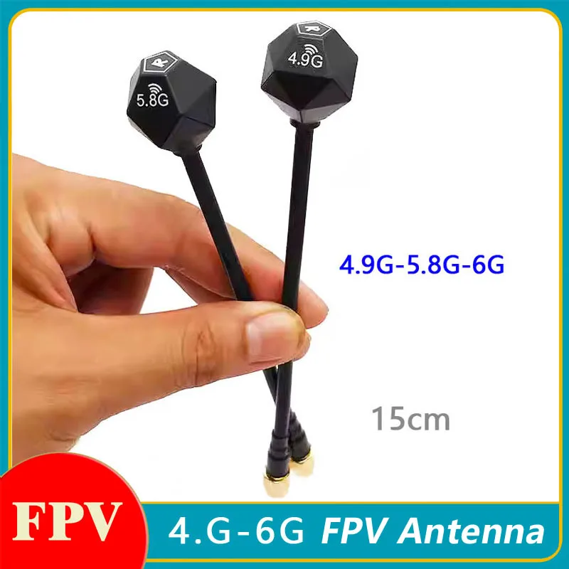 4.9GHz 5.8GHz Antenna RHCP SMA RPSMA 3dBi Gain Omnidirectional FPV Antenna 15CM for RC Long Range Drone Model Part